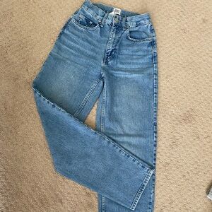 BDG Urban Outfitters High Rose Baggy Jeans size 25 Worn Once